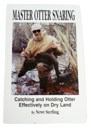 The cover of Newt Sterling - Master Otter Snaring shows someone holding an otter in a wooded area.