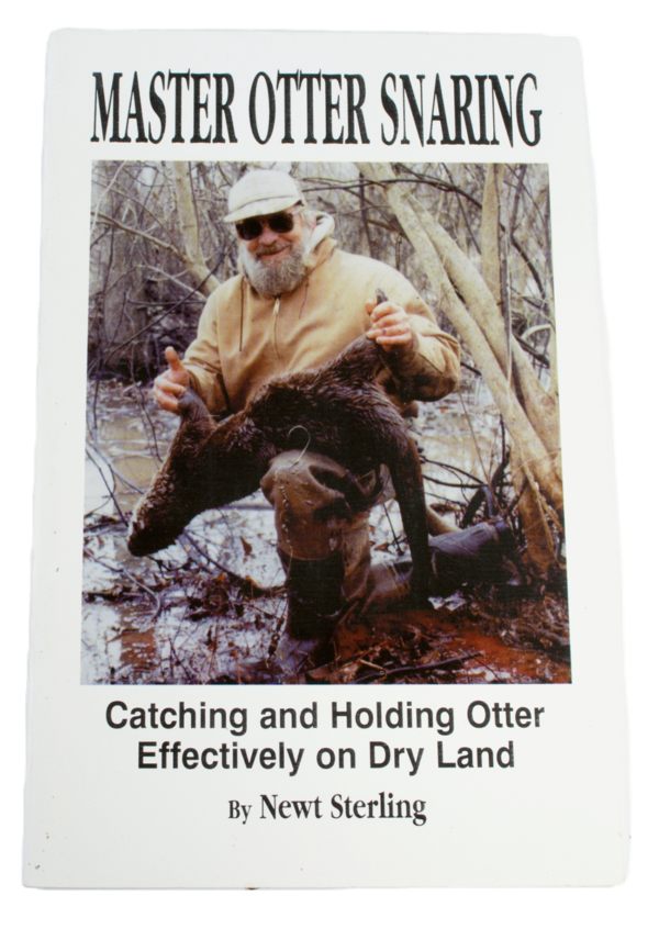 The cover of Newt Sterling - Master Otter Snaring shows someone holding an otter in a wooded area.