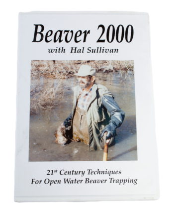 Book cover titled "Hal Sullivan - Beaver 2000," features a man in water with gear, teaching beaver trapping.