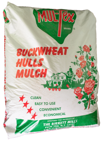 Mulch Bag with Resealable Trap Bedding Design, Easy-to-Use Buckwheat Hulls Mulch for Economy and Decorative Roses.