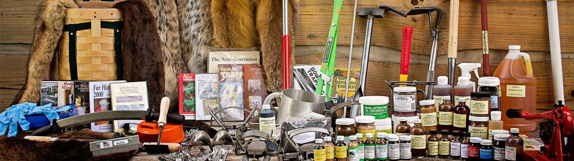 trapping supplies banner image